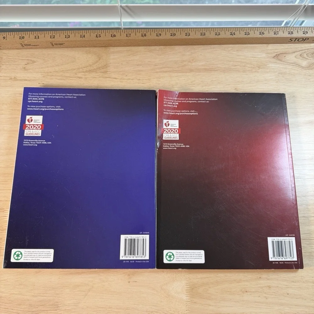 PALS Provider Manual (2020 AHA Guidelines) & ACLS Cardiovascular‎ Manual Lot